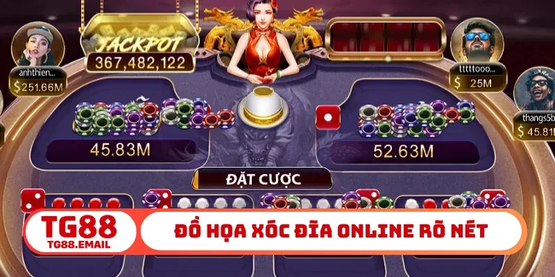 Đồ họa xóc đĩa online rõ nét